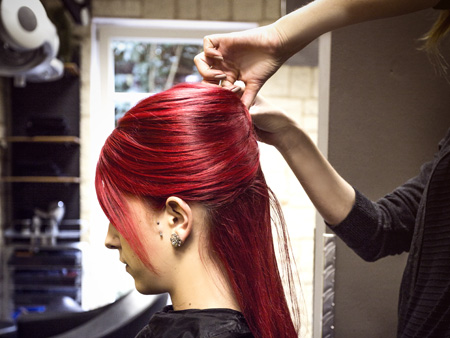 Steckfrisuren, Hochsteckfrisuren